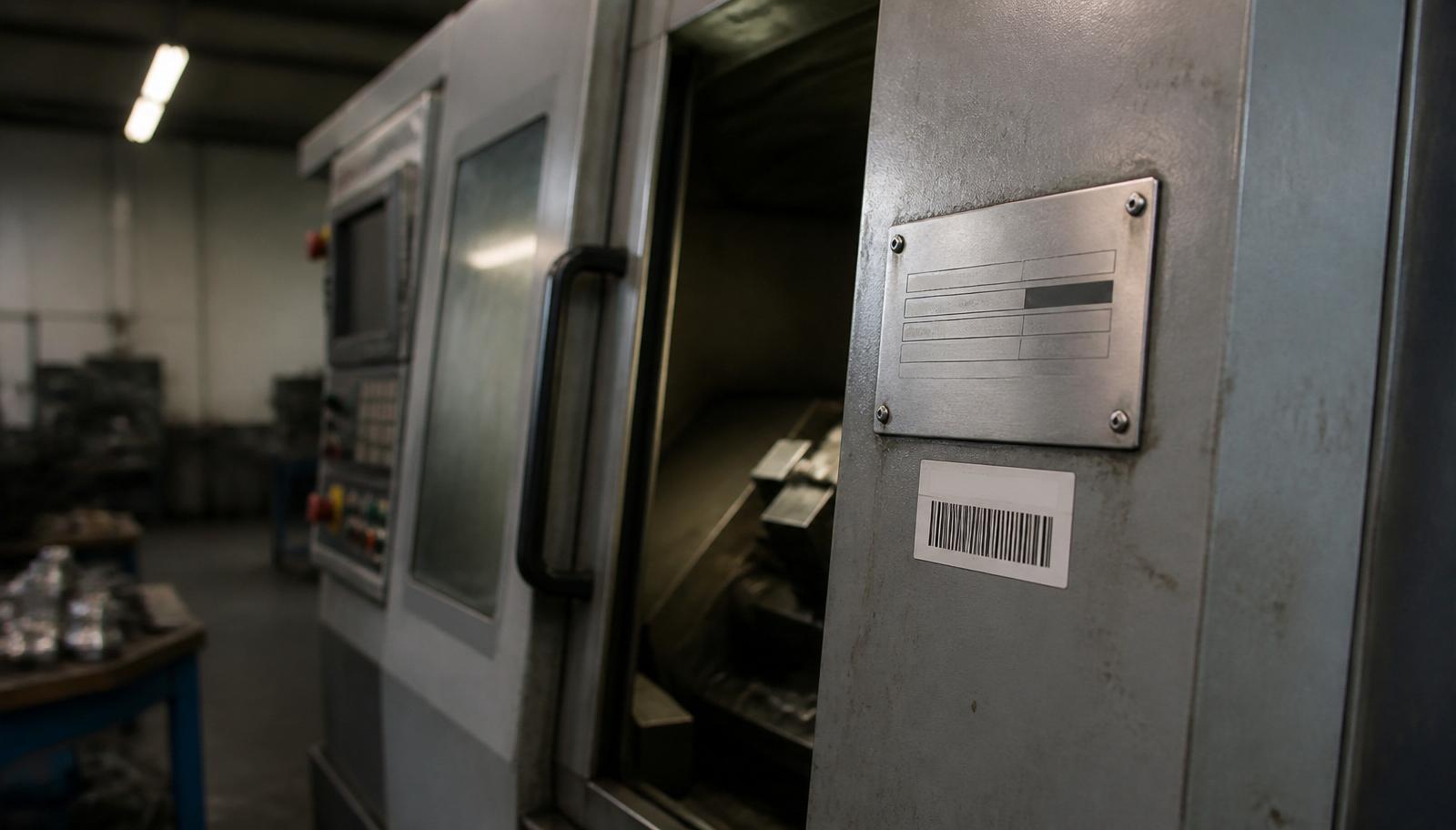Durable ILN labels and nameplates in use in a manufacturing environment